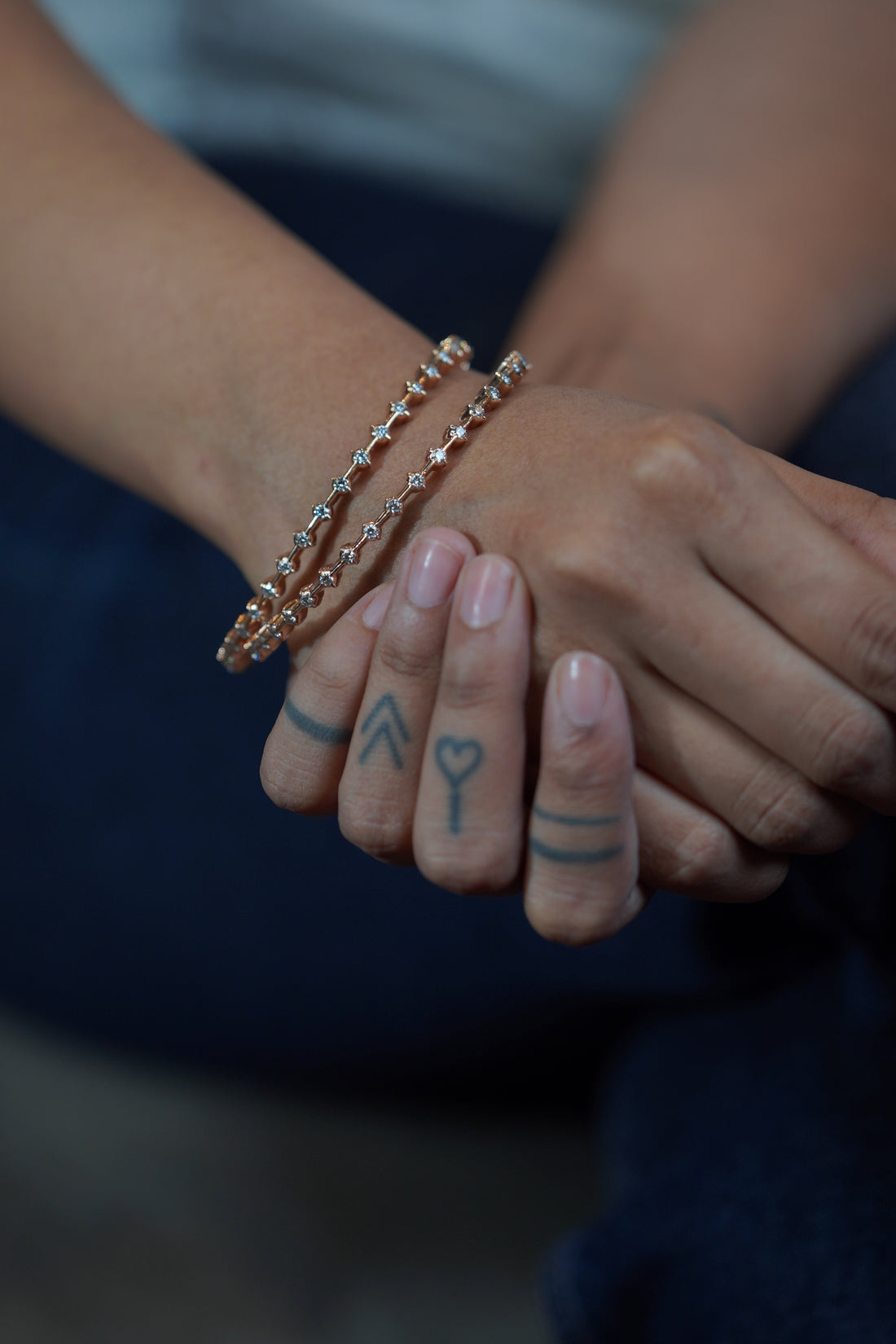 Diamond partywear Bangles