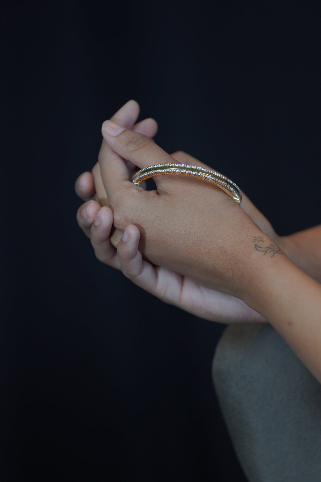 Plain simple diamonds Bangle