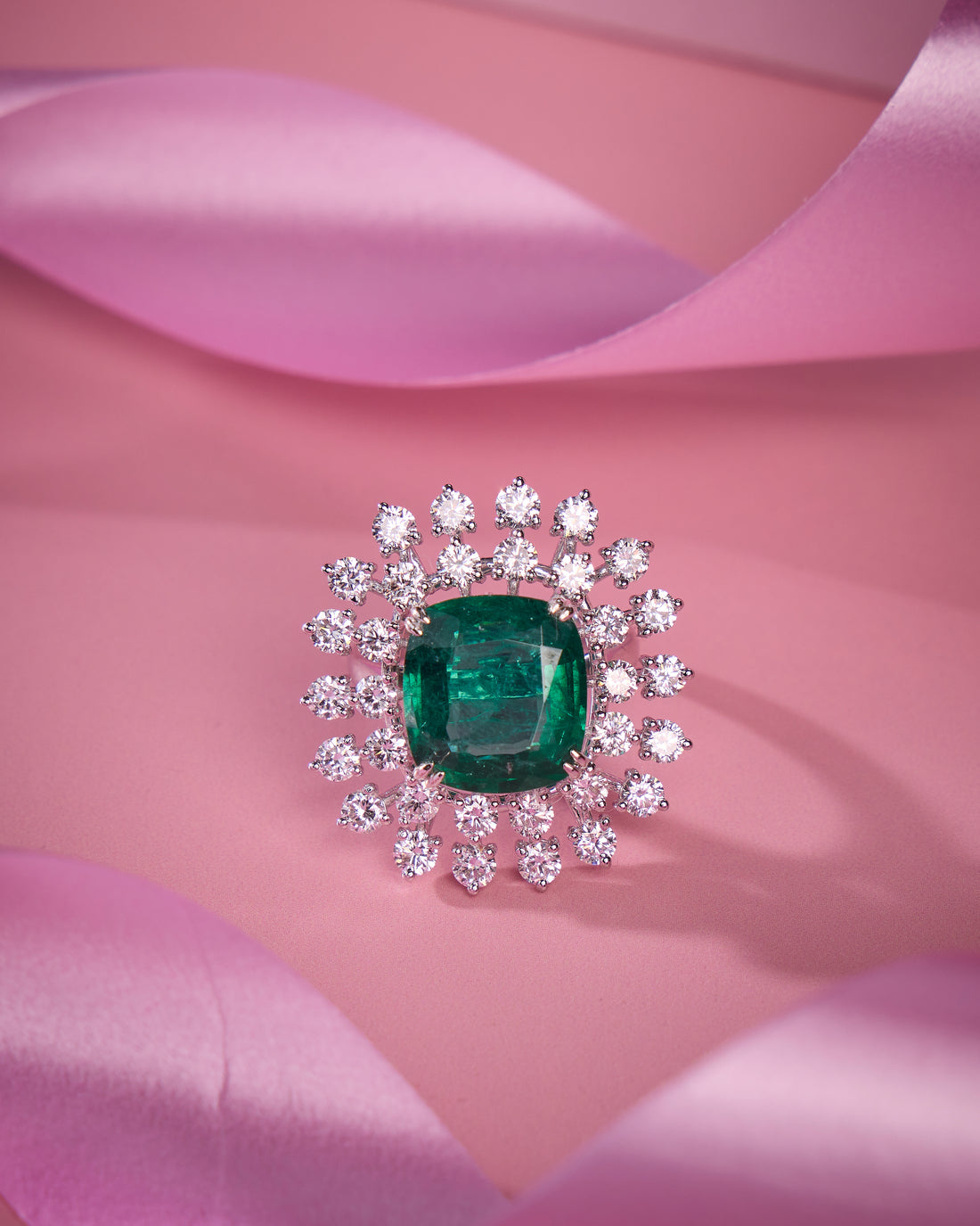 Cocktail Emerald Ring
