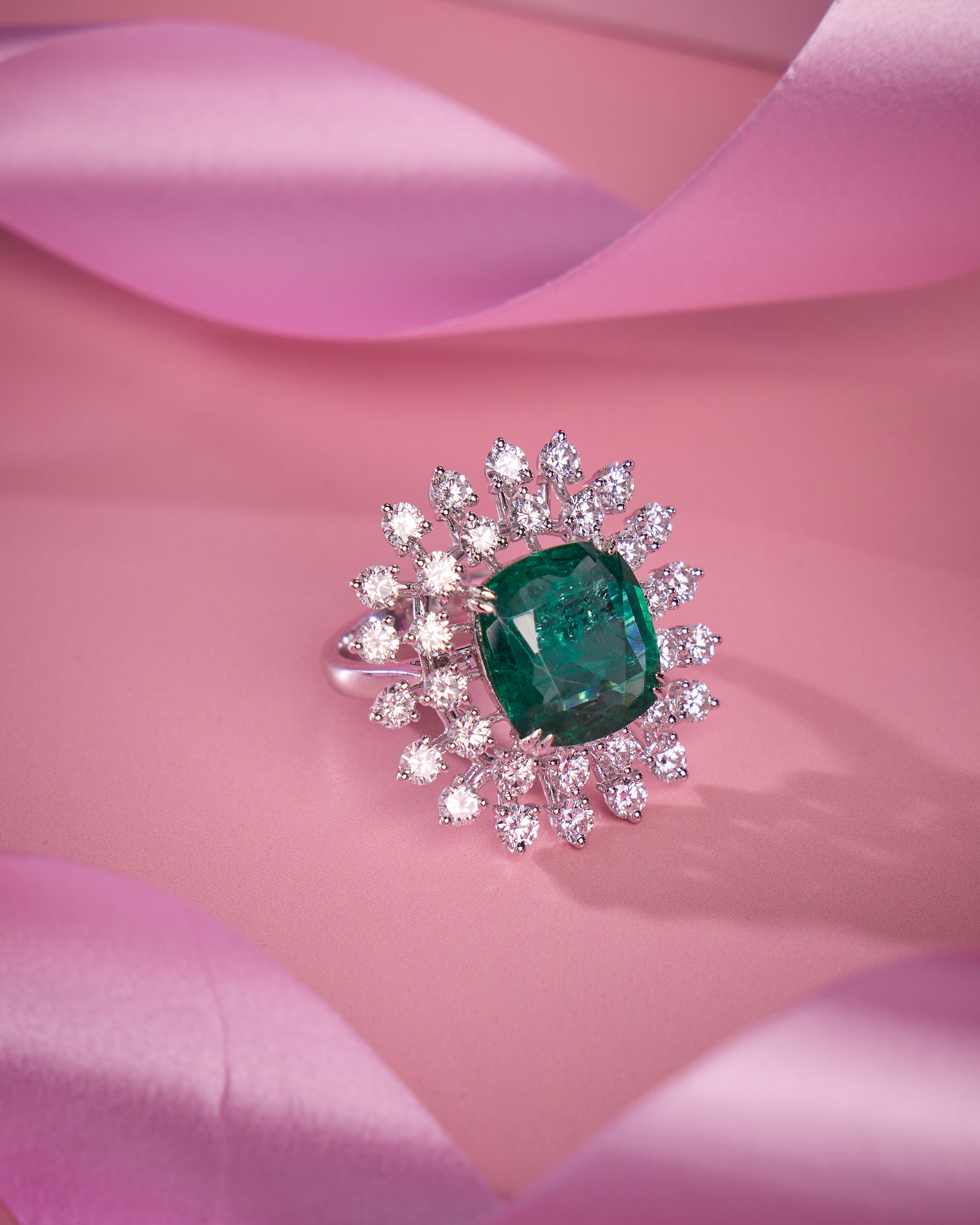 Cocktail Emerald Ring